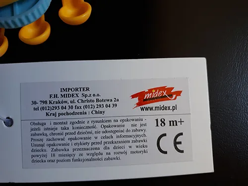Giocattolo di plastica «Zwierzatko» — foto 4 dell'alert A12/00298/22