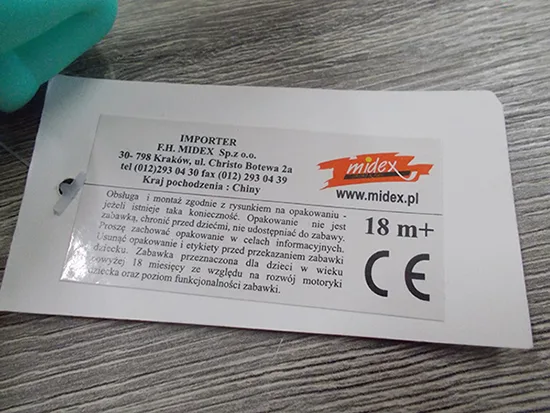 Giocattolo di plastica «Zwierzatko naciagane» — foto 3 dell'alert A12/00156/22